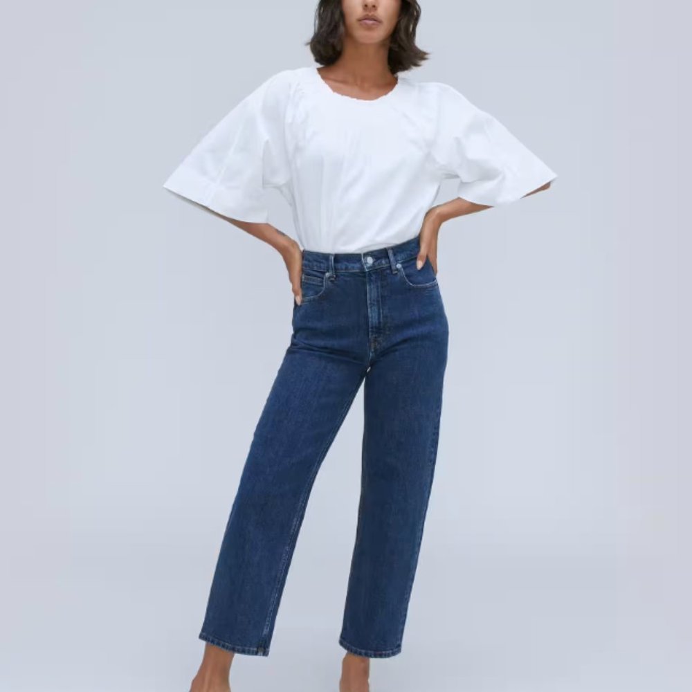 Everlane The Way-High® Jean, Sz 27, Regular length, Indigo Rinse